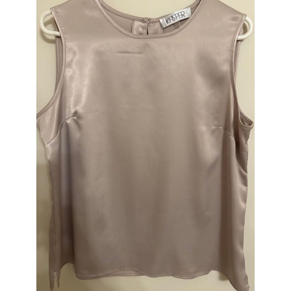Kasper light beige tank - size Large